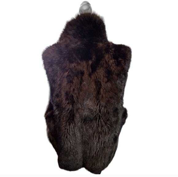 Andrew Marc Genuine New Zealand Opossum Fur Vest - Picture 4 of 9